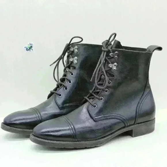 Banana Republic Other - Banana Republic Men's Dark Brown Leather Lace Up Hook Chukka Boots Size US 9.5 M